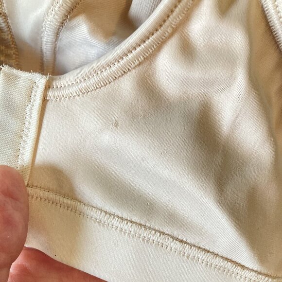 Bali Classic Support Bra Cool Comfort WireFree 36C Neutral, New w Minor Defects - Picture 5 of 6